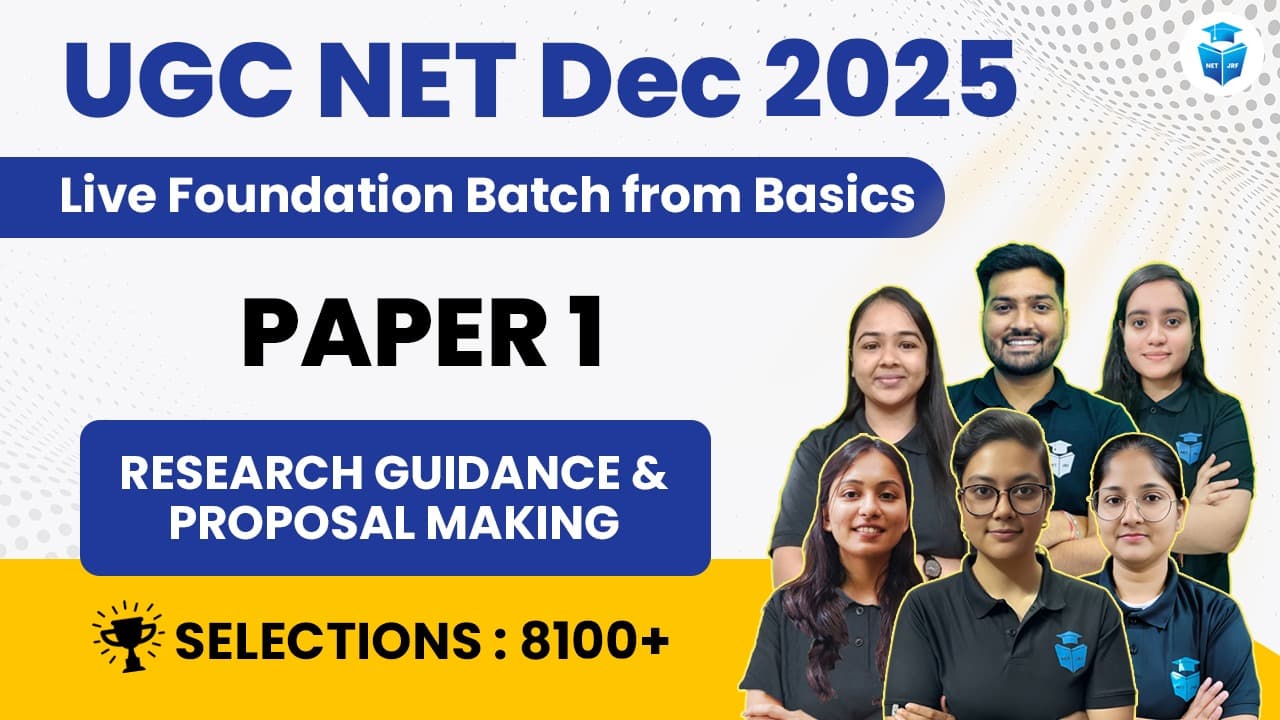 Premium Dec 2025 UGC NET Paper-1 Batch (6 Months)