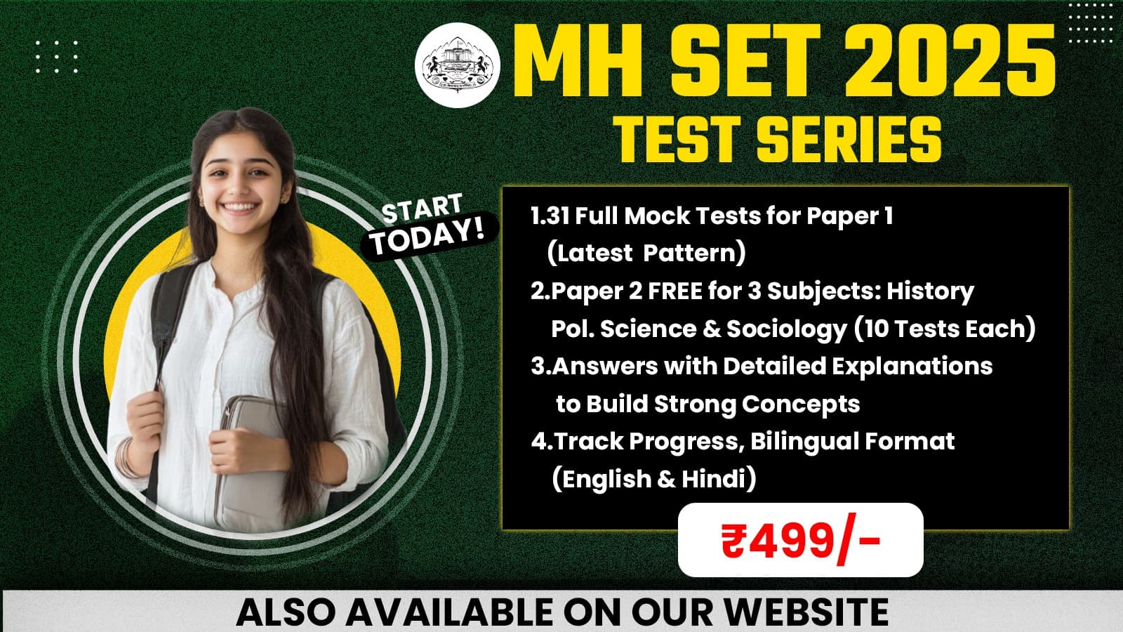 MHSET Mock Test Package