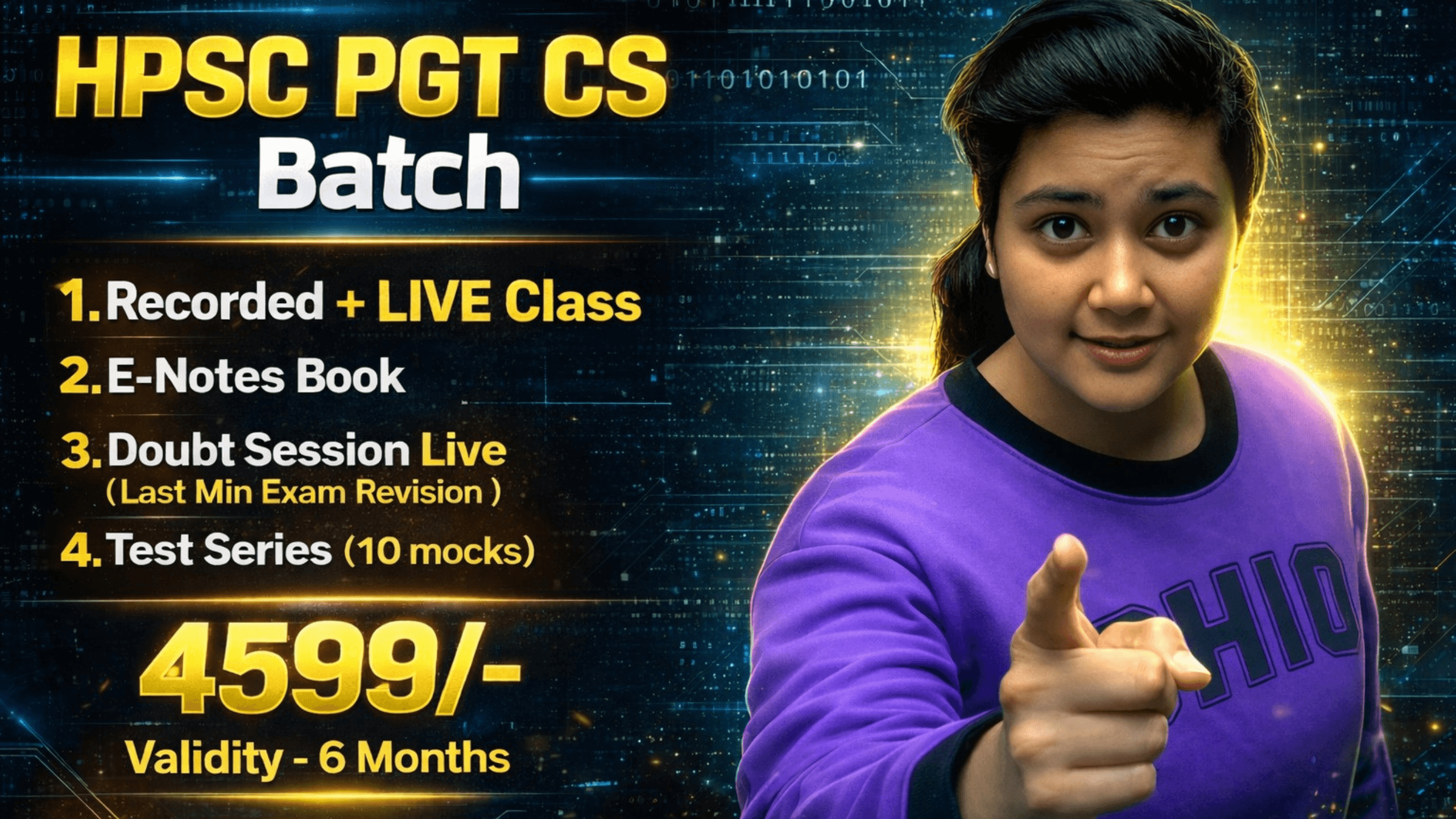 Complete Course HPSC PGT CS