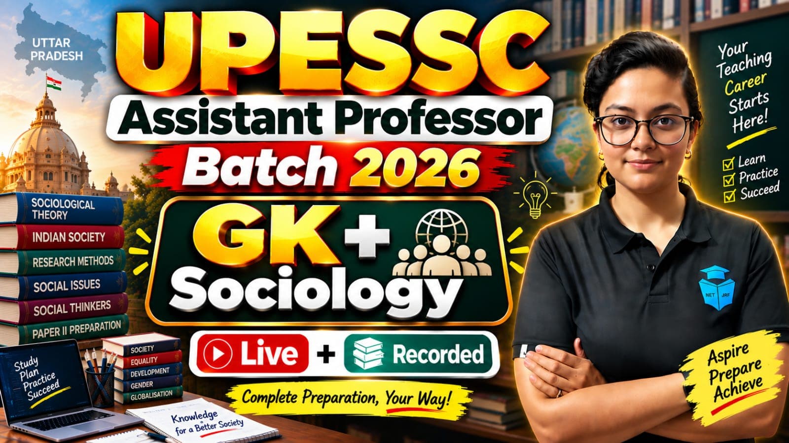 UPESSC AP |  GK + Sociology Course