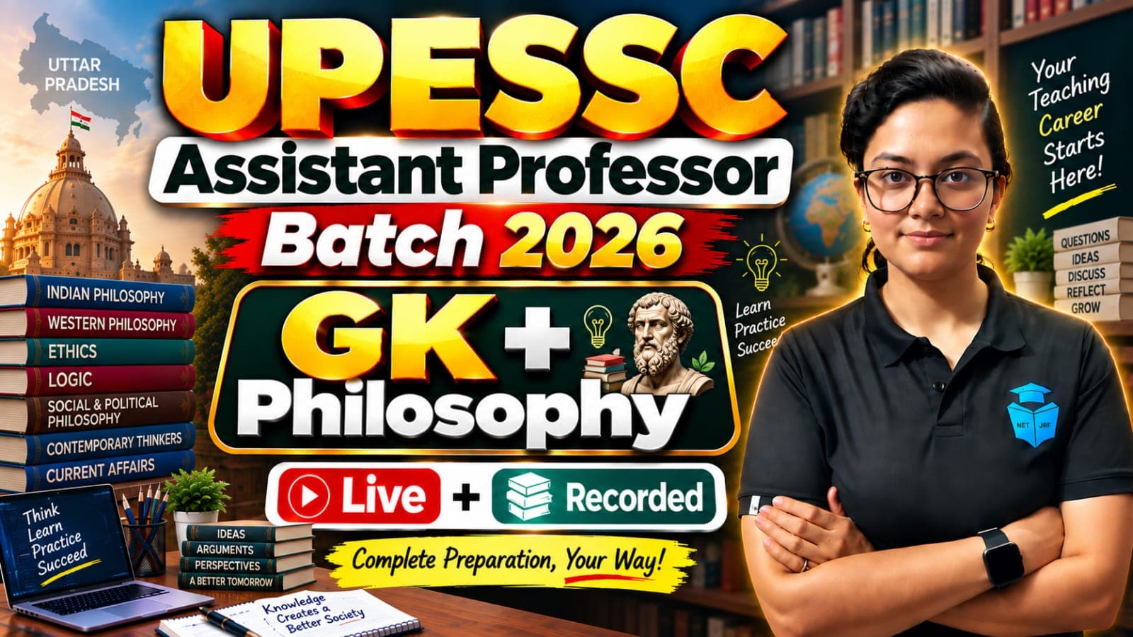UPESSC AP |  GK + Philosophy Course