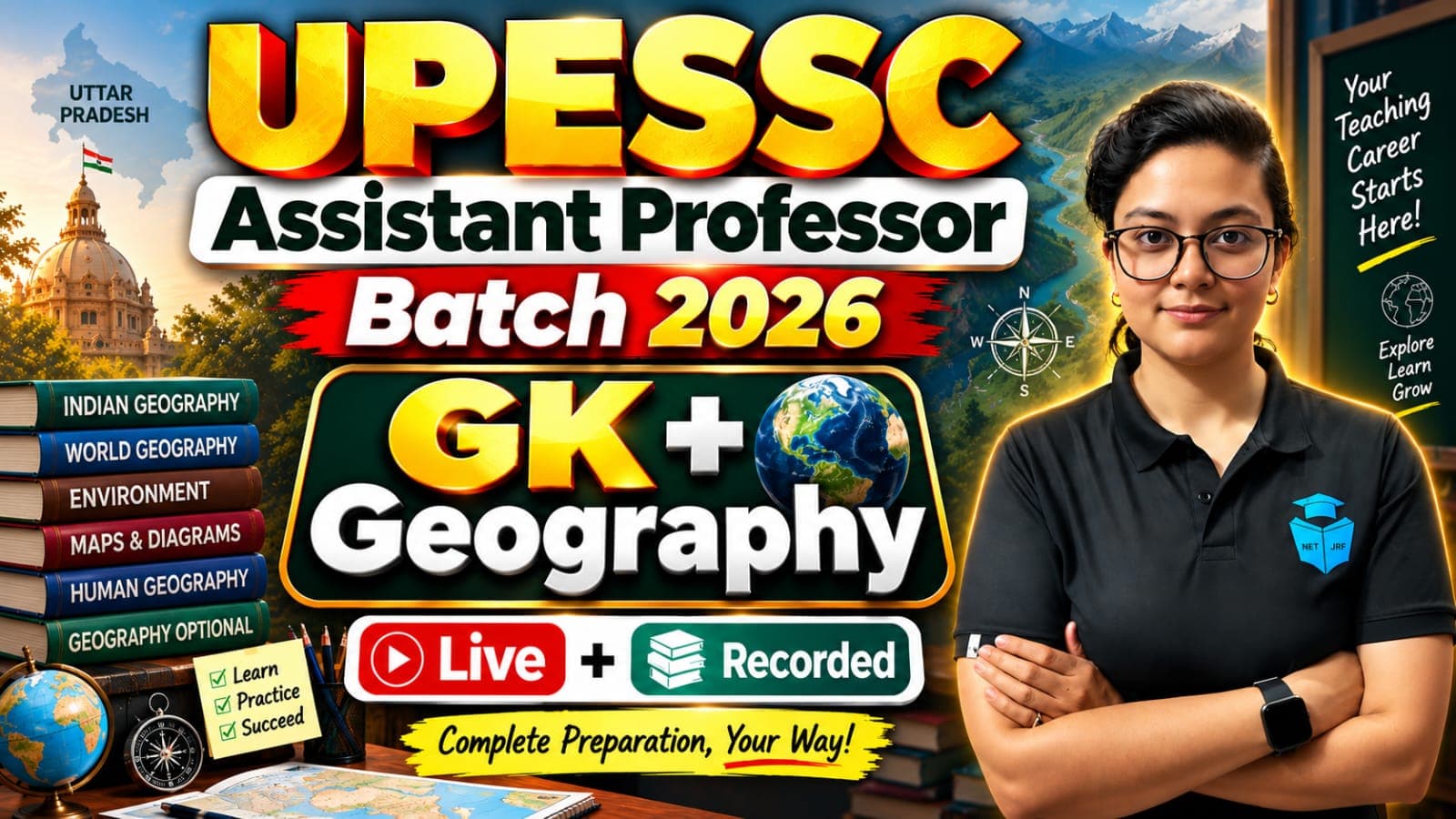 UPESSC AP | GK + Geography Course