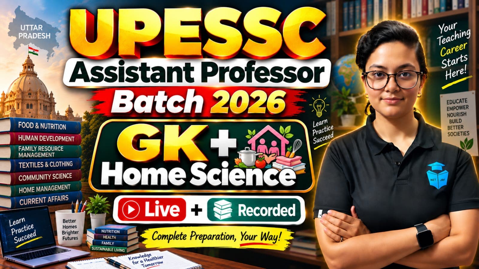 UPESSC AP | GK + Home Science Course