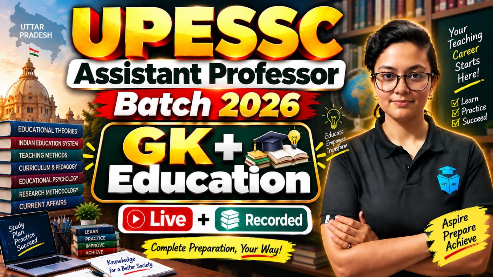 UPESSC AP | GK + Education Course
