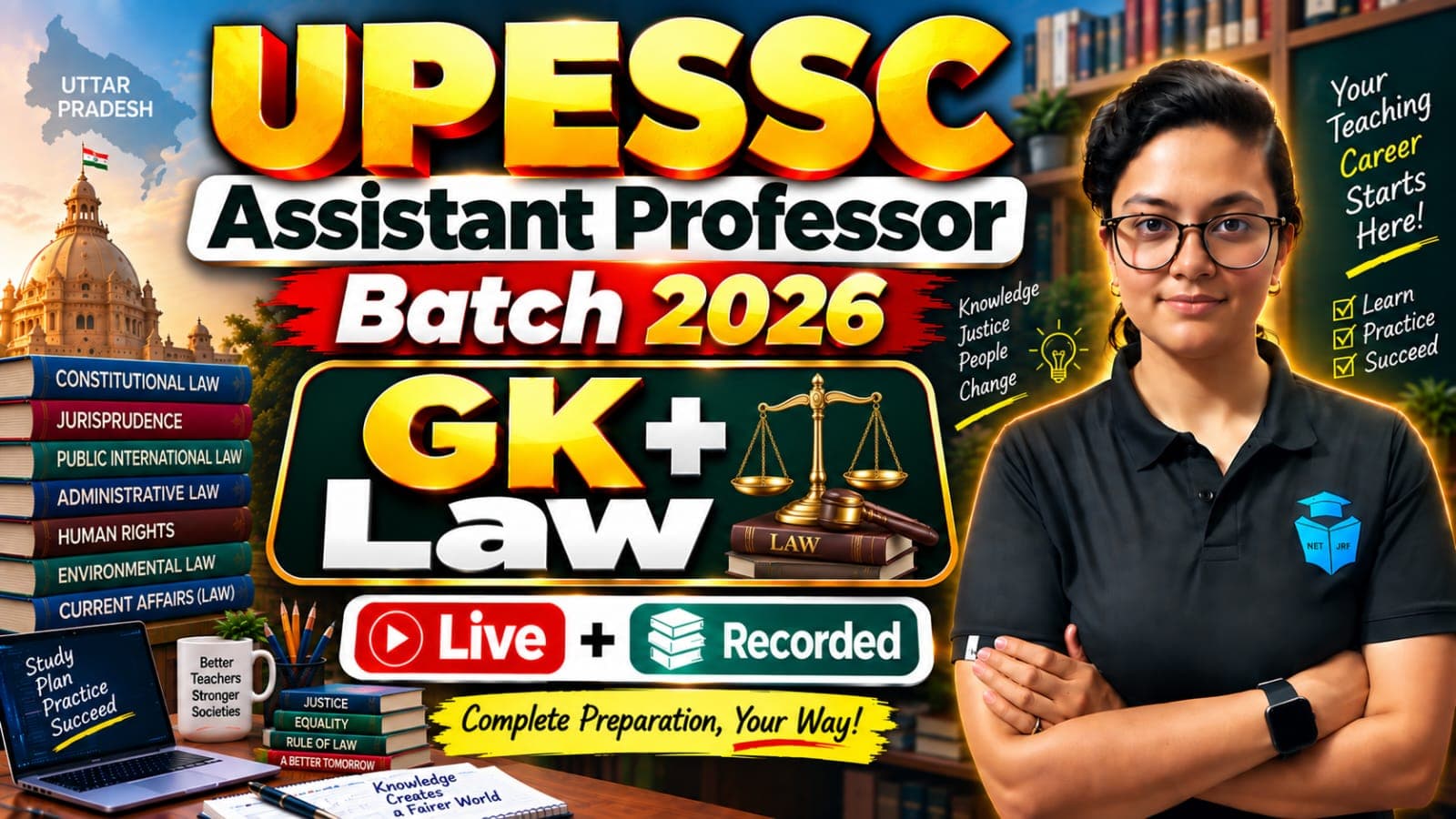 UPESSC AP | GK + Law Course
