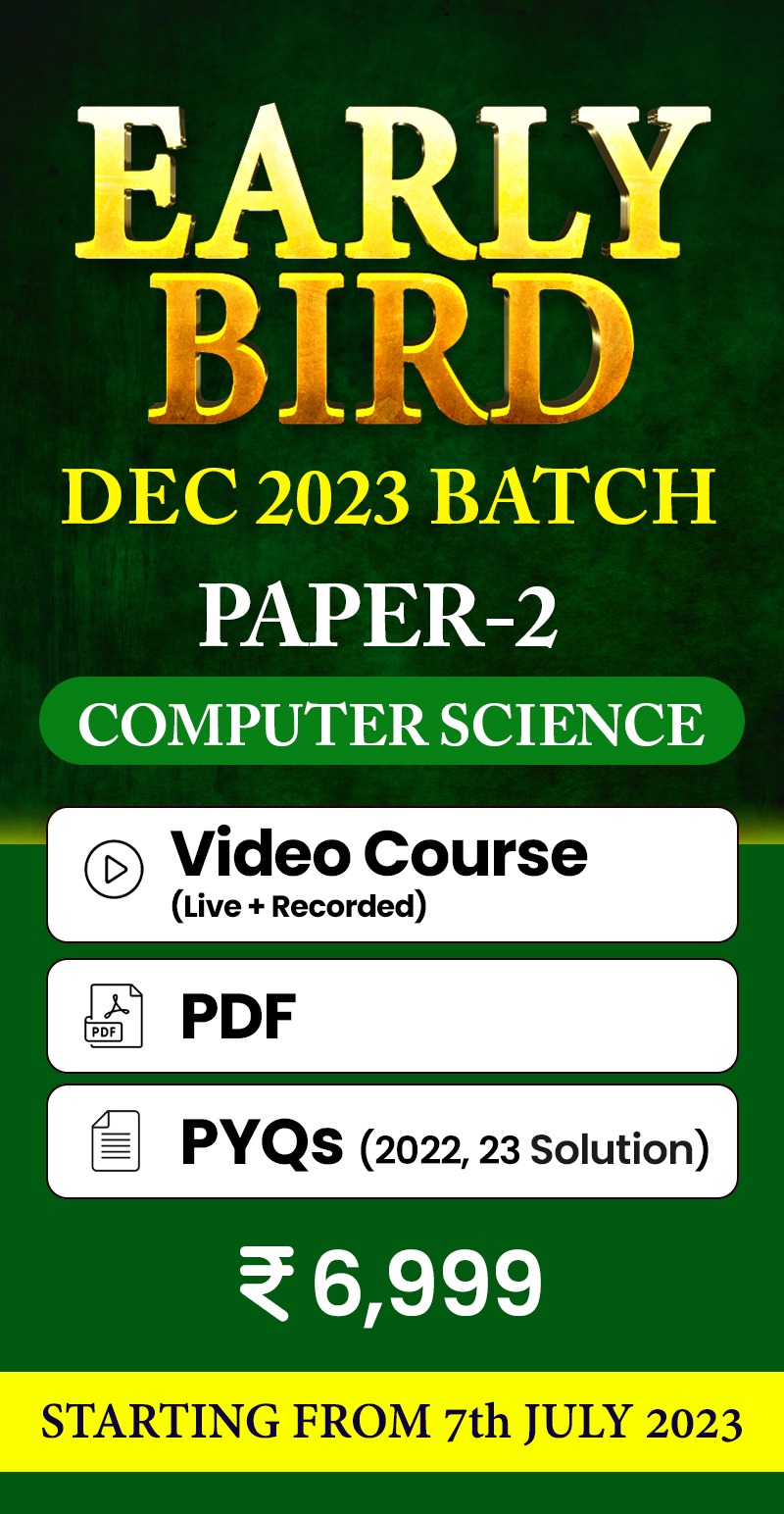 Early Bird Batch Computer Science Paper 2