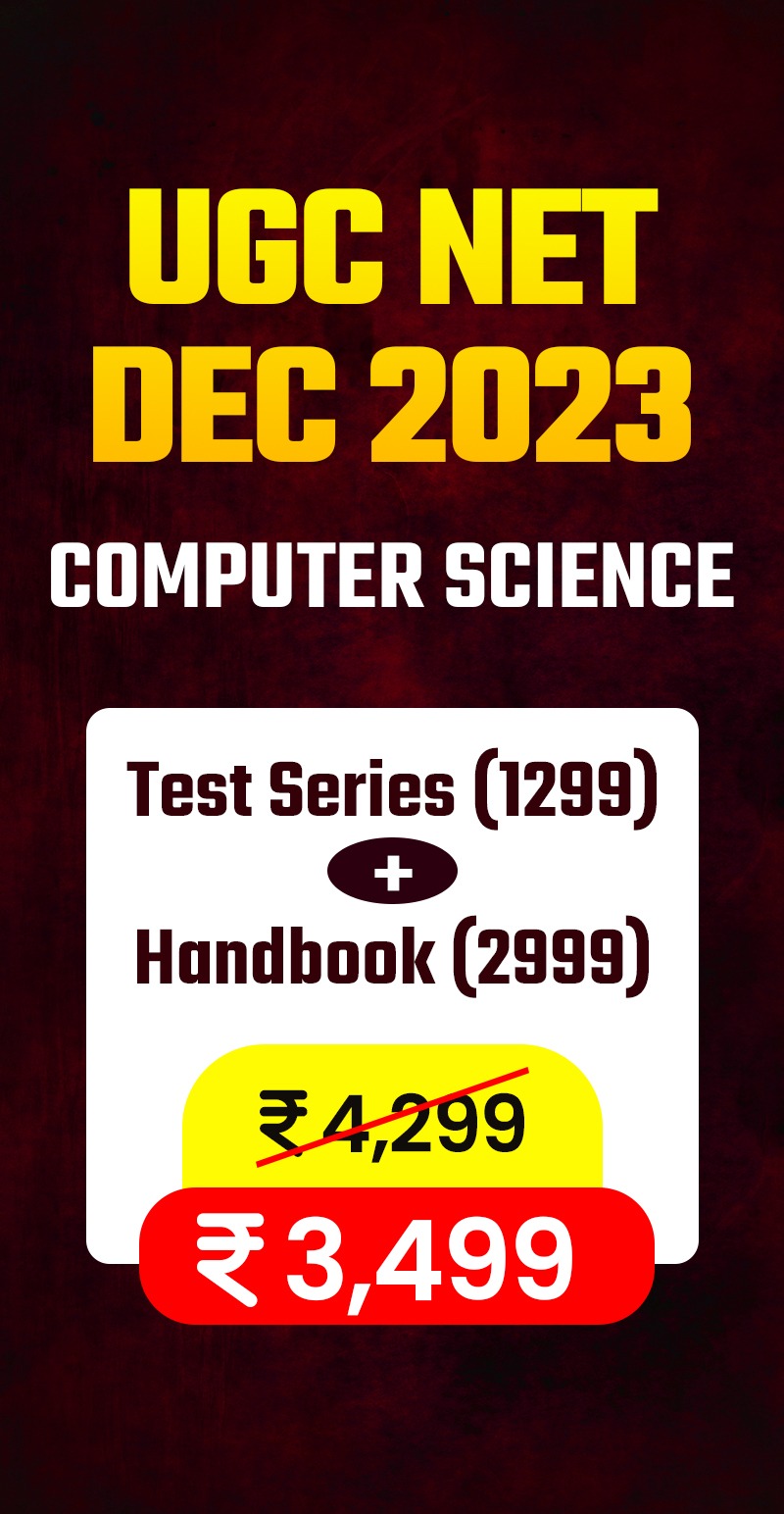Computer Science UGCNET  DEC 23 (Test series + Handbook)