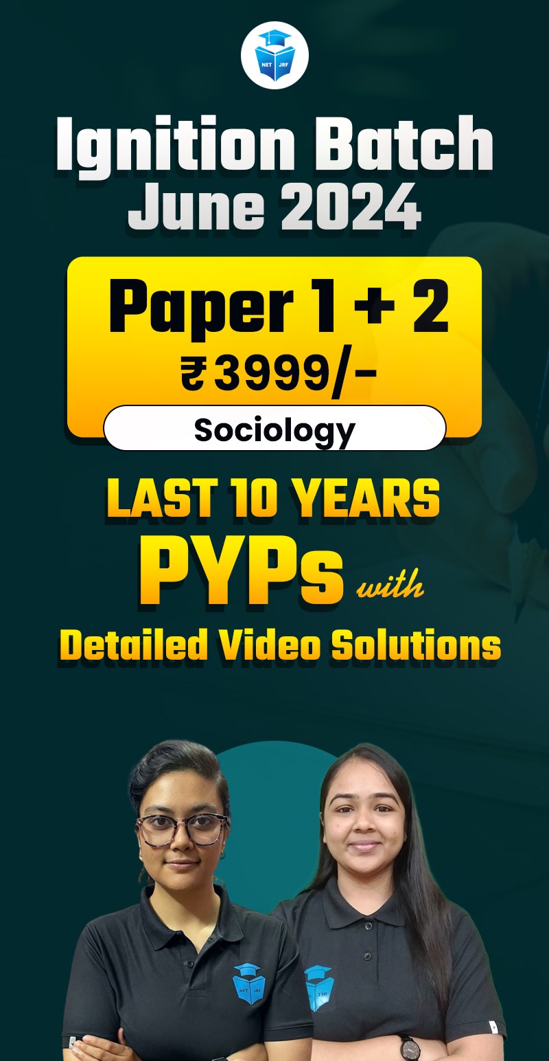 IGNITION BATCH 2024 Sociology Last 10 Years PYPs with Detailed Video Solutions (Paper1+Paper2)