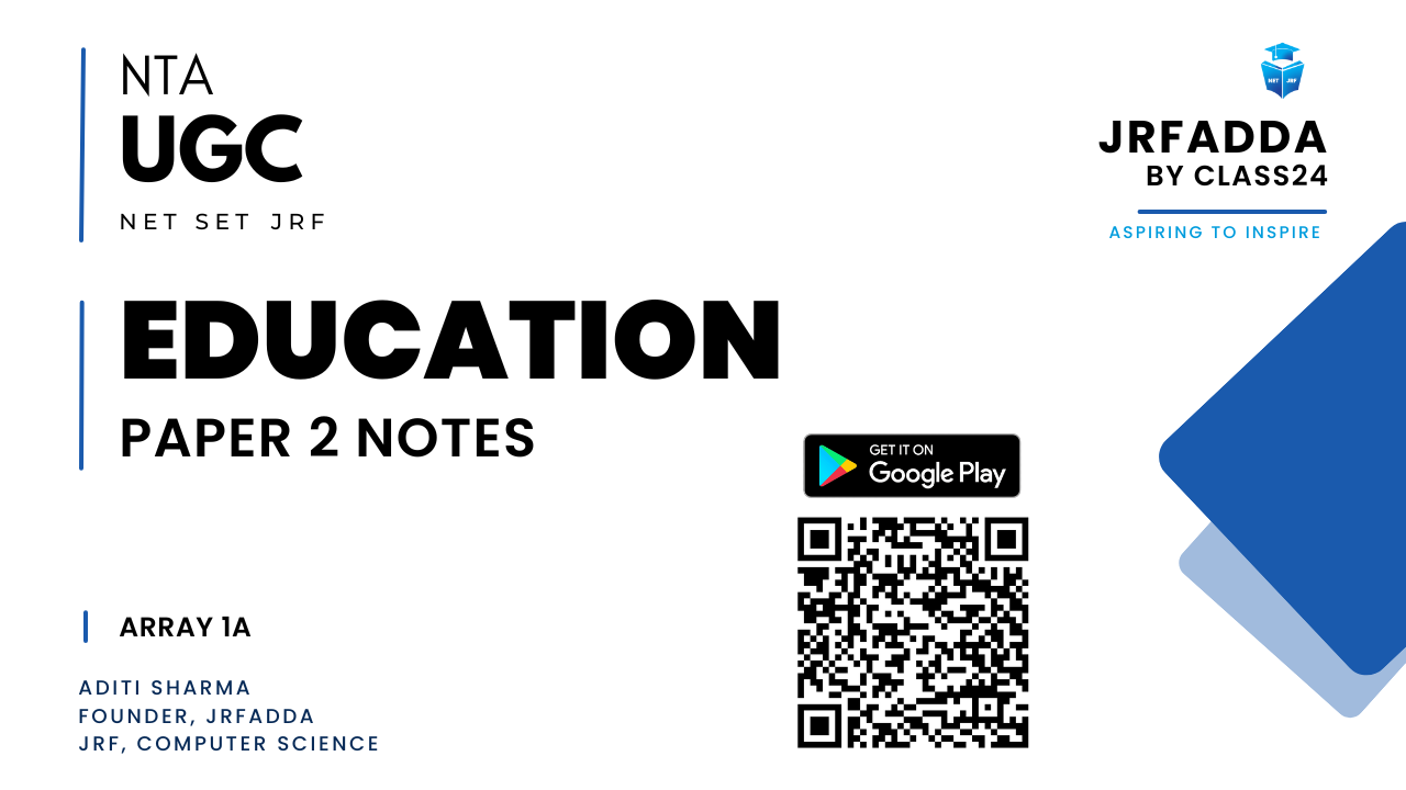 UGC NET Education Book Hand Written Notes