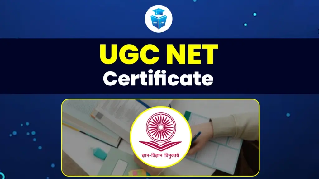 UGC NET Certificate