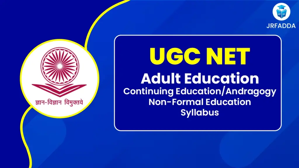 UGC NET Adult Education syllabus 2025