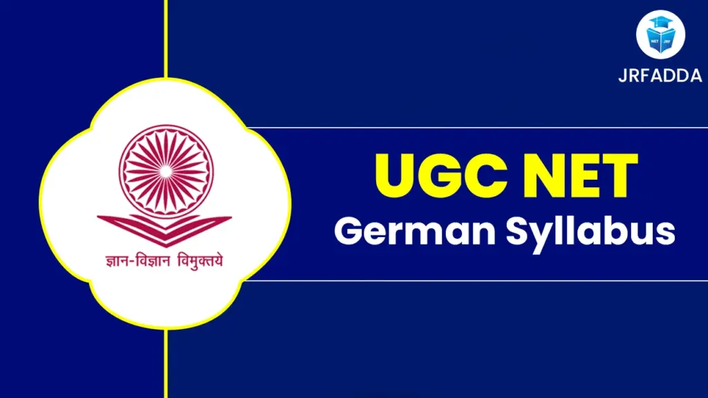 UGC NET German Syllabus 2025