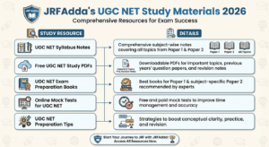 JRFAdda's UGC NET Study Material 2026