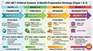 UGC NET Political Science 8 Months Preparation Plan