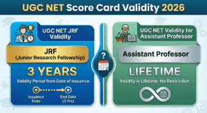 UGC NET Score Card 2026 Validity