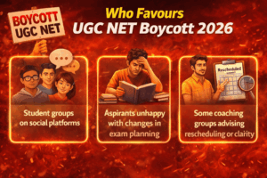 Who Favours UGC NET Boycott 2026