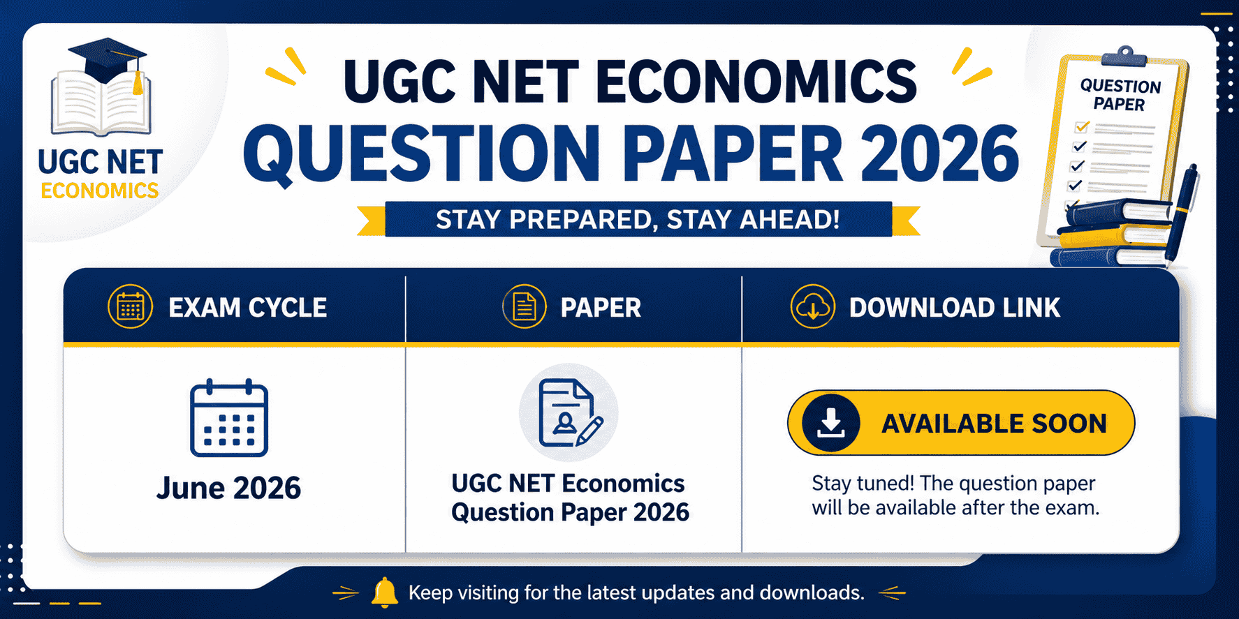 UGC NET Economics Question Paper 2026