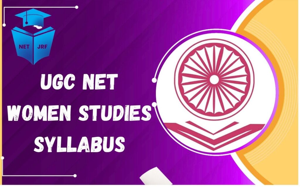UGC NET Women Studies syllabus