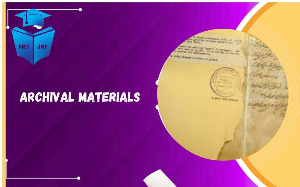 Archival Materials