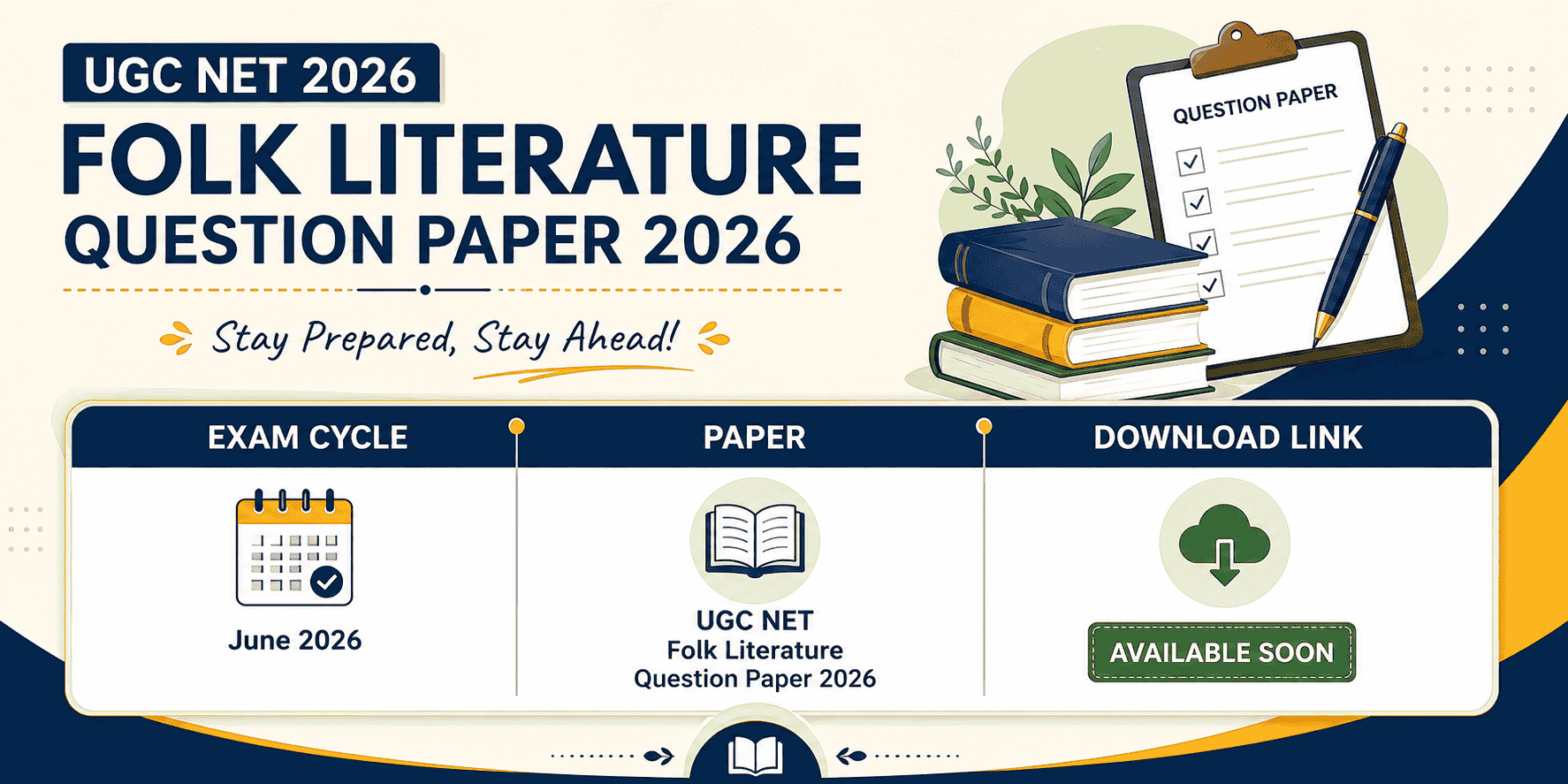 UGC NET Folk Literature Exam 2026