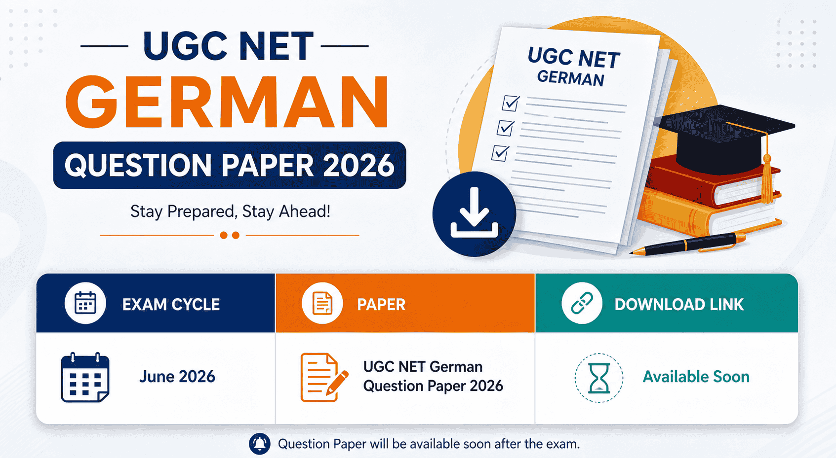 UGC NET German exam paper 2026