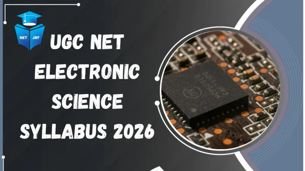 UGC NET electronic science syllabus