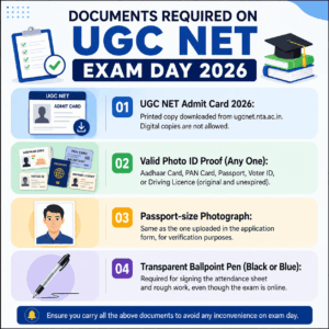 UGC NET Documents Required