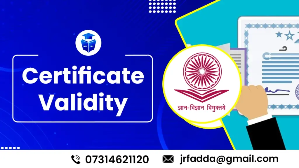 WB SET Certificate Validity 2025