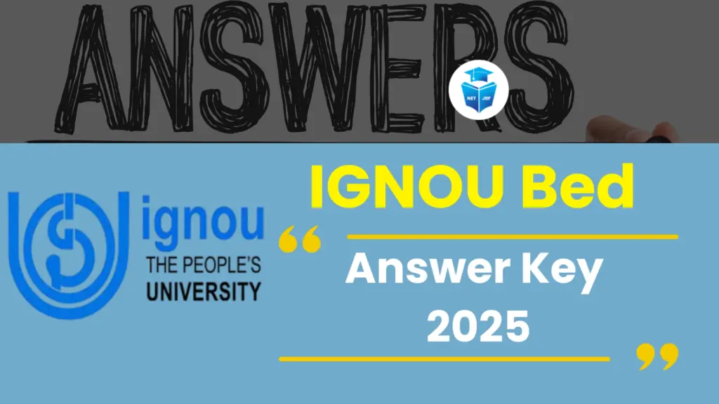 IGNOU B.Ed 2025