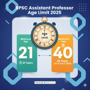 RPSC Assistant Professor Age Limit 2025