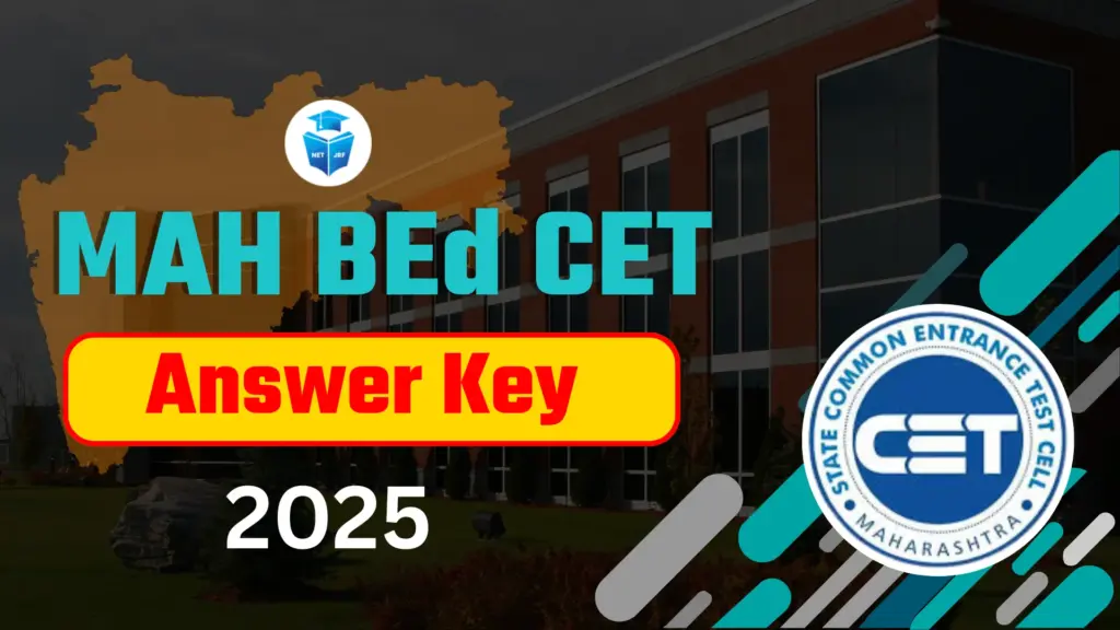 MAH BEd CET Answer Key 2025