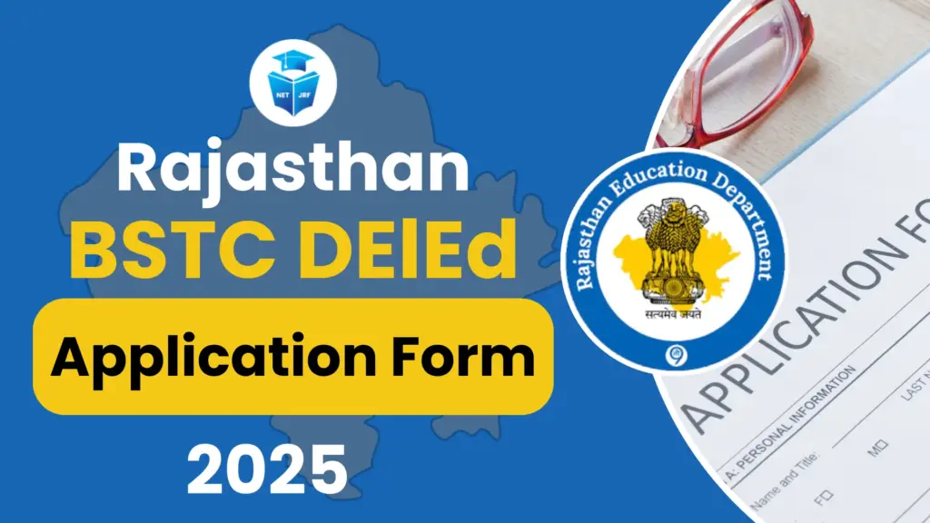 Rajasthan BSTC DElEd Application Form 2025