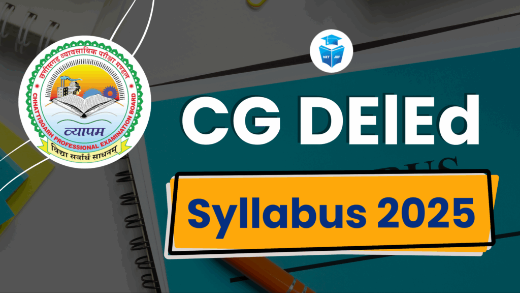 CG DElEd Syllabus 2025
