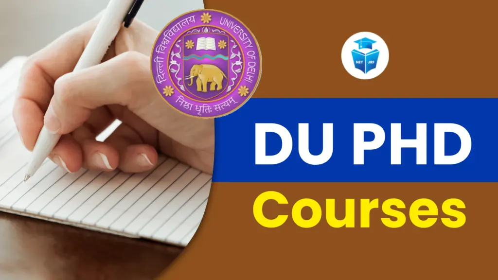 DU PHD Courses