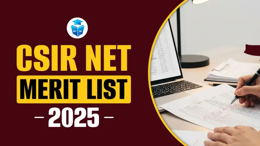 CSIR NET Merit List 2025
