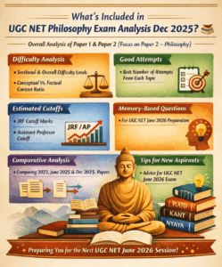 What's included in UGC NET Philosophy Exam Analysis Dec 2025