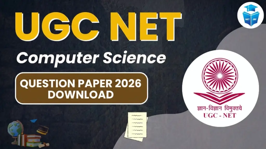 UGC NET Computer Science Question Paper 2026