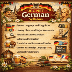 UGC NET German 2026 Syllabus
