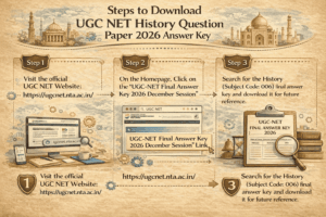 UGC NET History Question Paper 2026 Answer Key