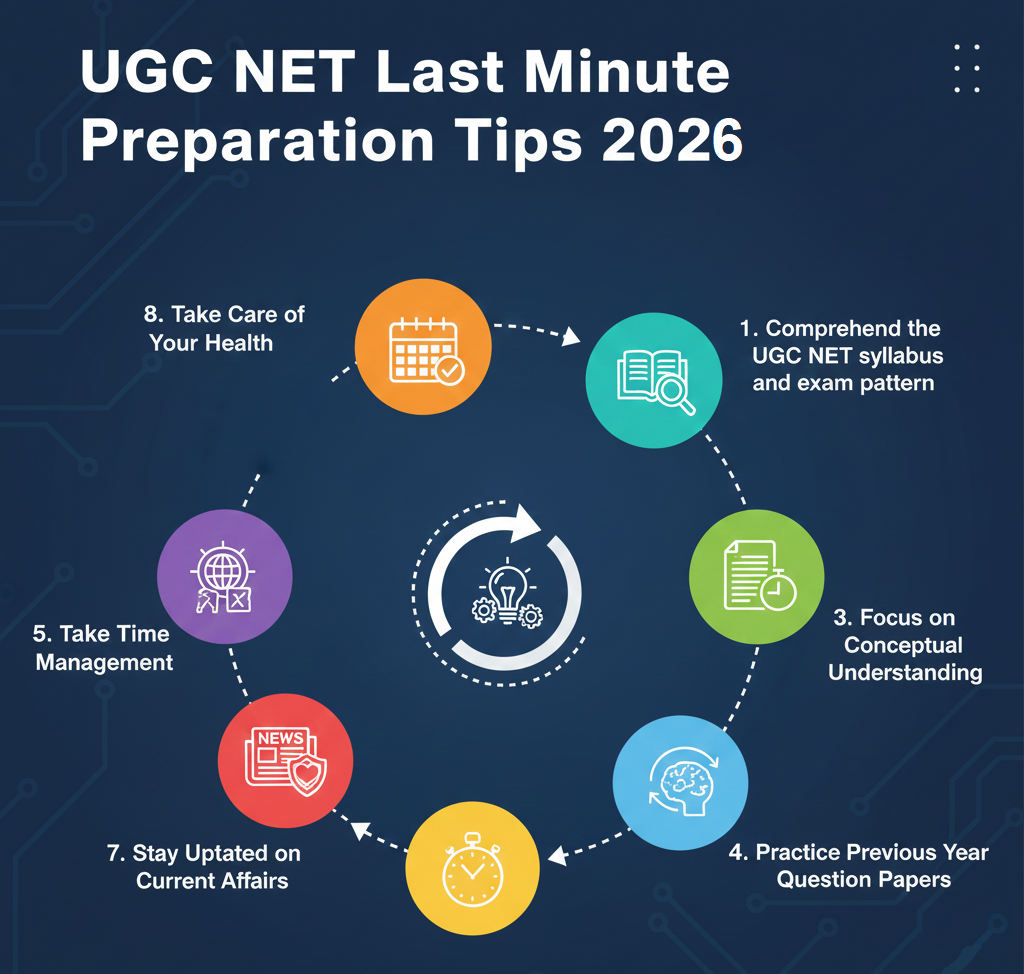UGC NET Last Minute Preparation tips
