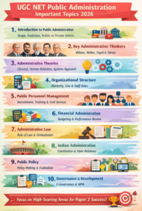 UGC NET Public Administration Important Topics 2026