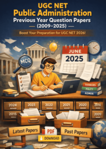 UGC NET Public Administration Previous Year Question Papers