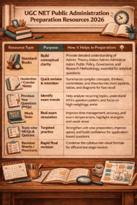 UGC NET Public Administration Preparation Resources 2026