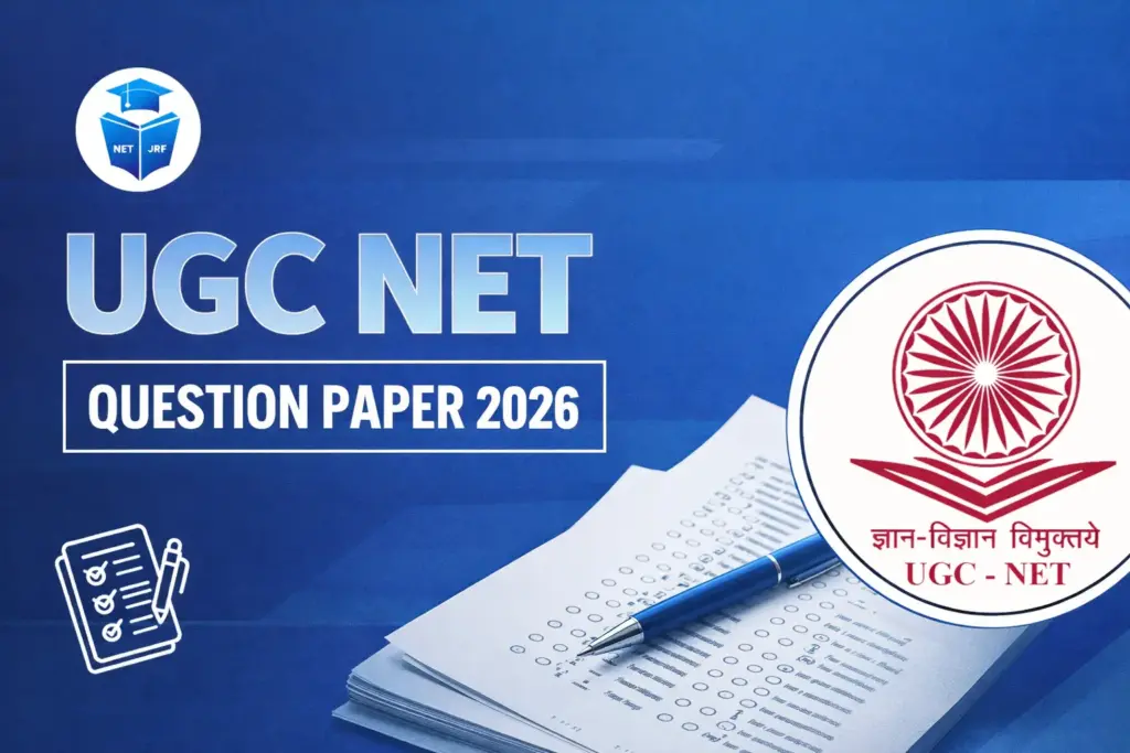 UGC NET Question Paper 2026