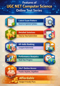 Features of UGC NET Computer Science Online Test Series