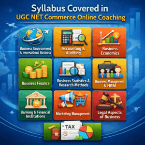 Syllabus Covered in UGC NET Commerce Online Coaching