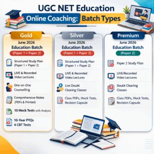 UGC NET Education Online Coaching Batch Types