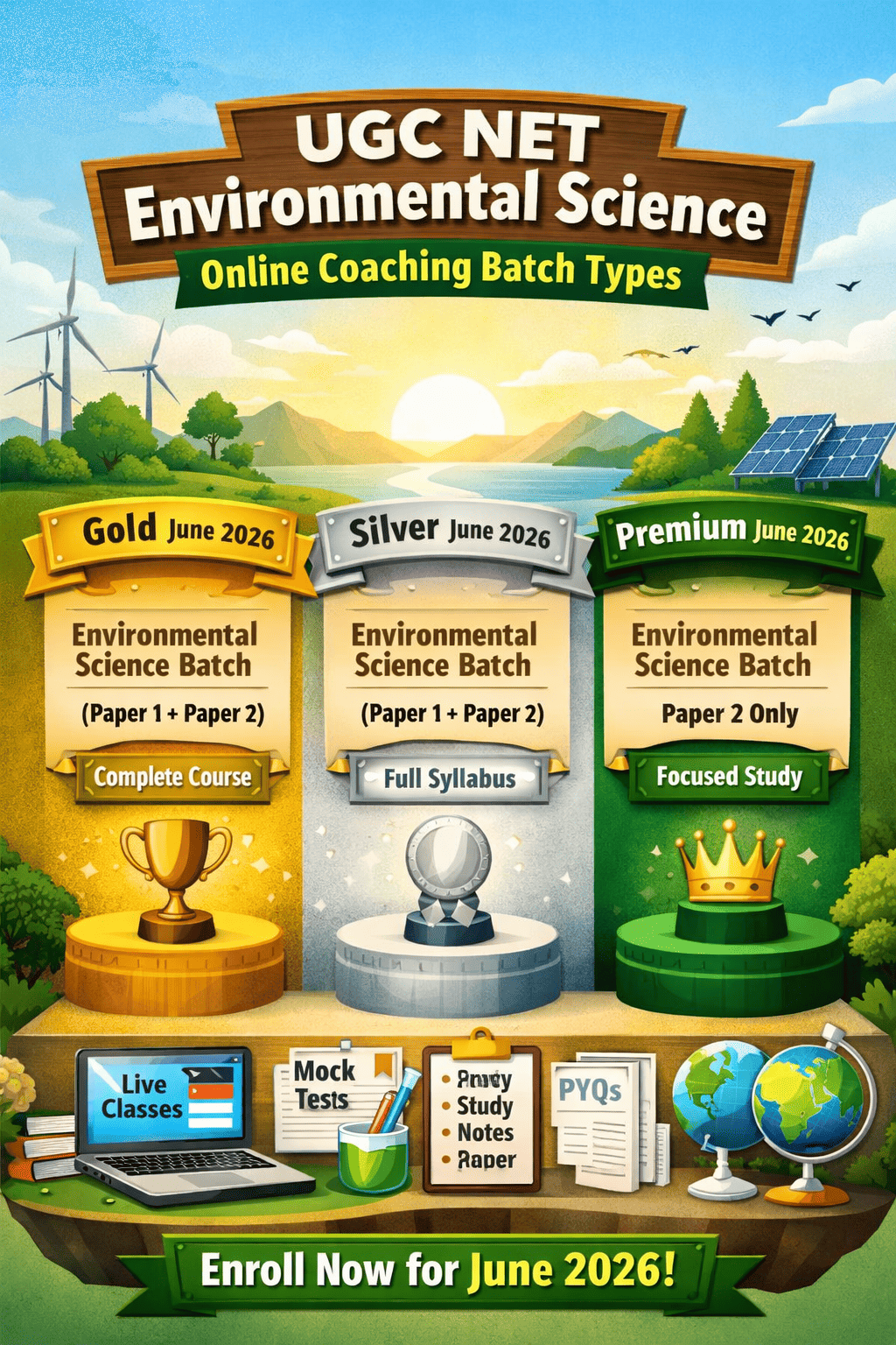 UGC NET Environmental Science Online Coaching