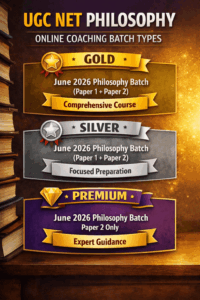 UGC NET Philosophy Online Coaching Batches