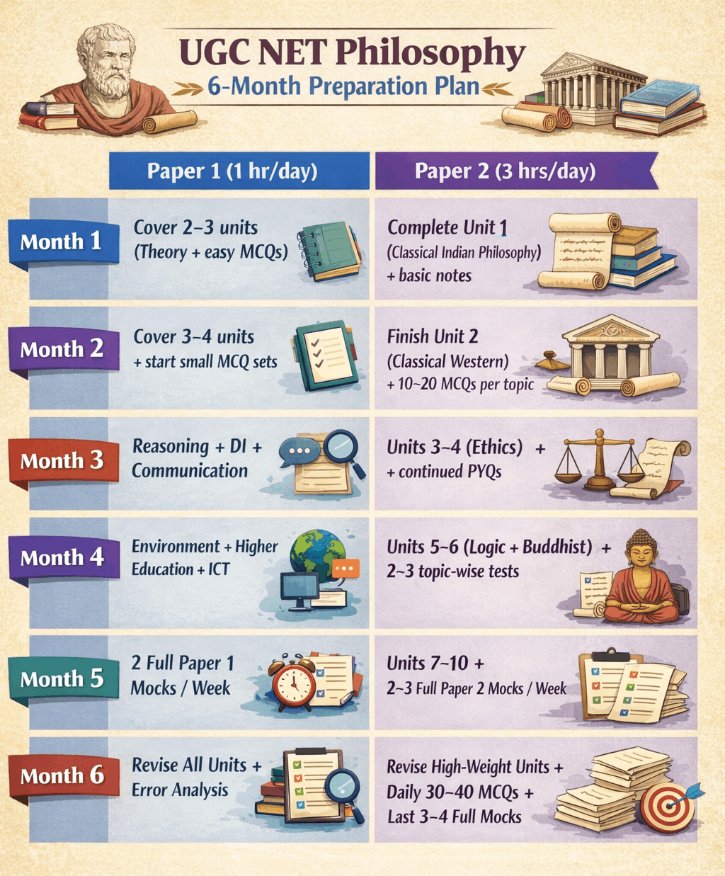 UGC NET Philosophy Preparation Plan